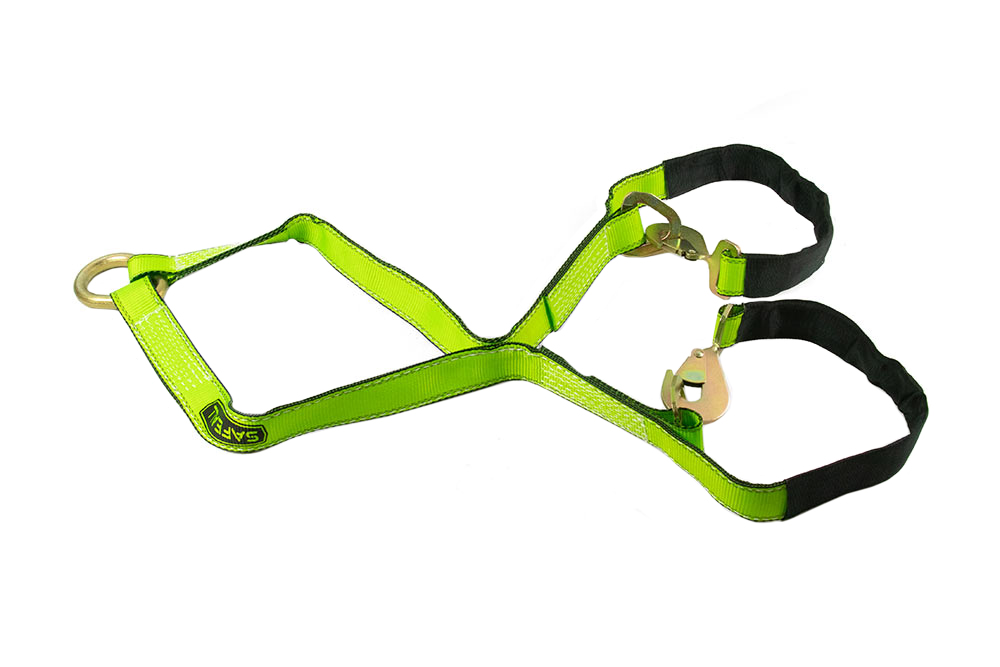 Robbor Tow Dolly Basket Straps (2-Pack) - 2" Webbing, 12,000 Lb Strength For 14-19" Tires